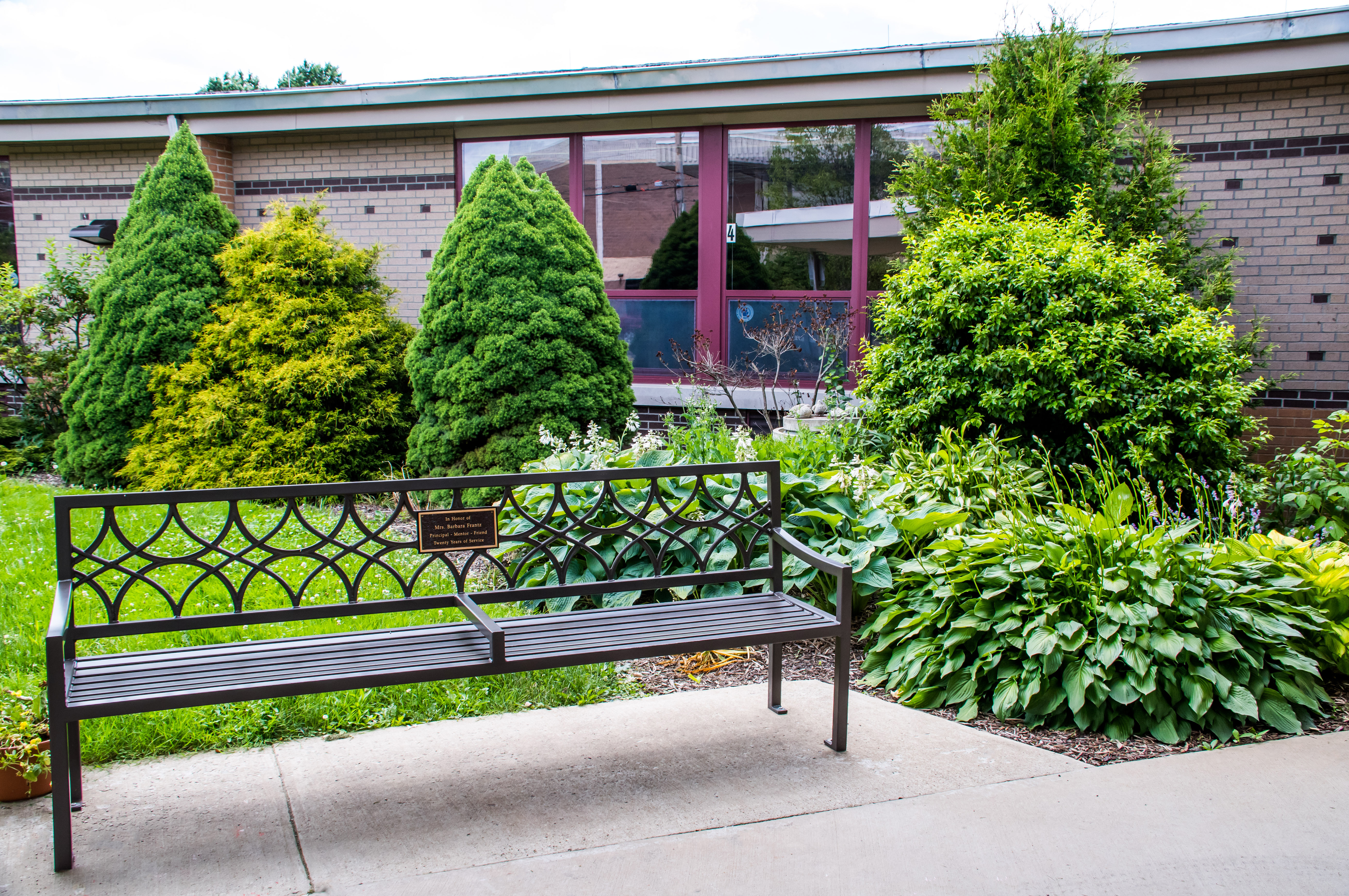 Kilian Bench With Back | Keystone Ridge Designs