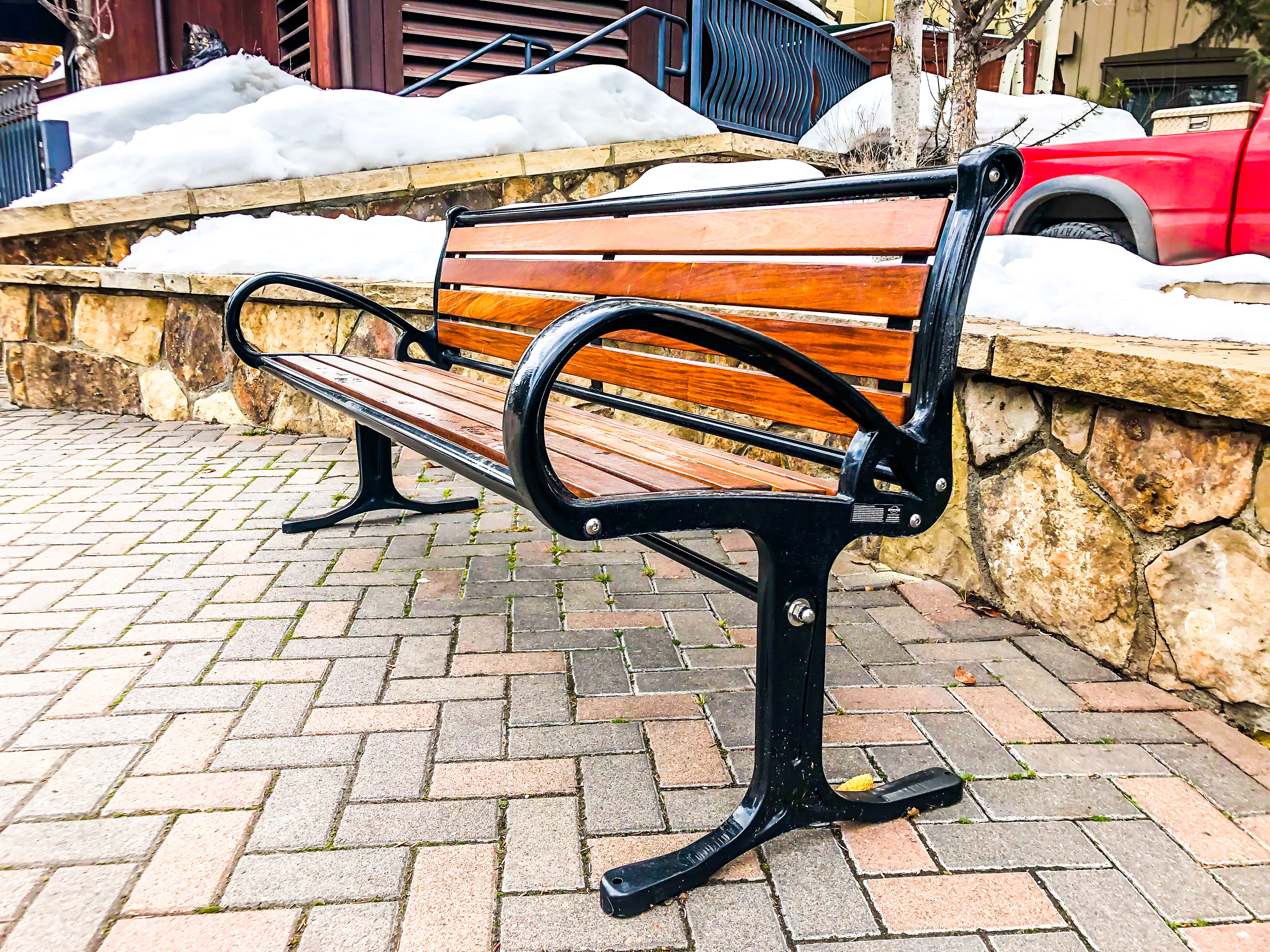 Robinson Bench With Back | Keystone Ridge Designs