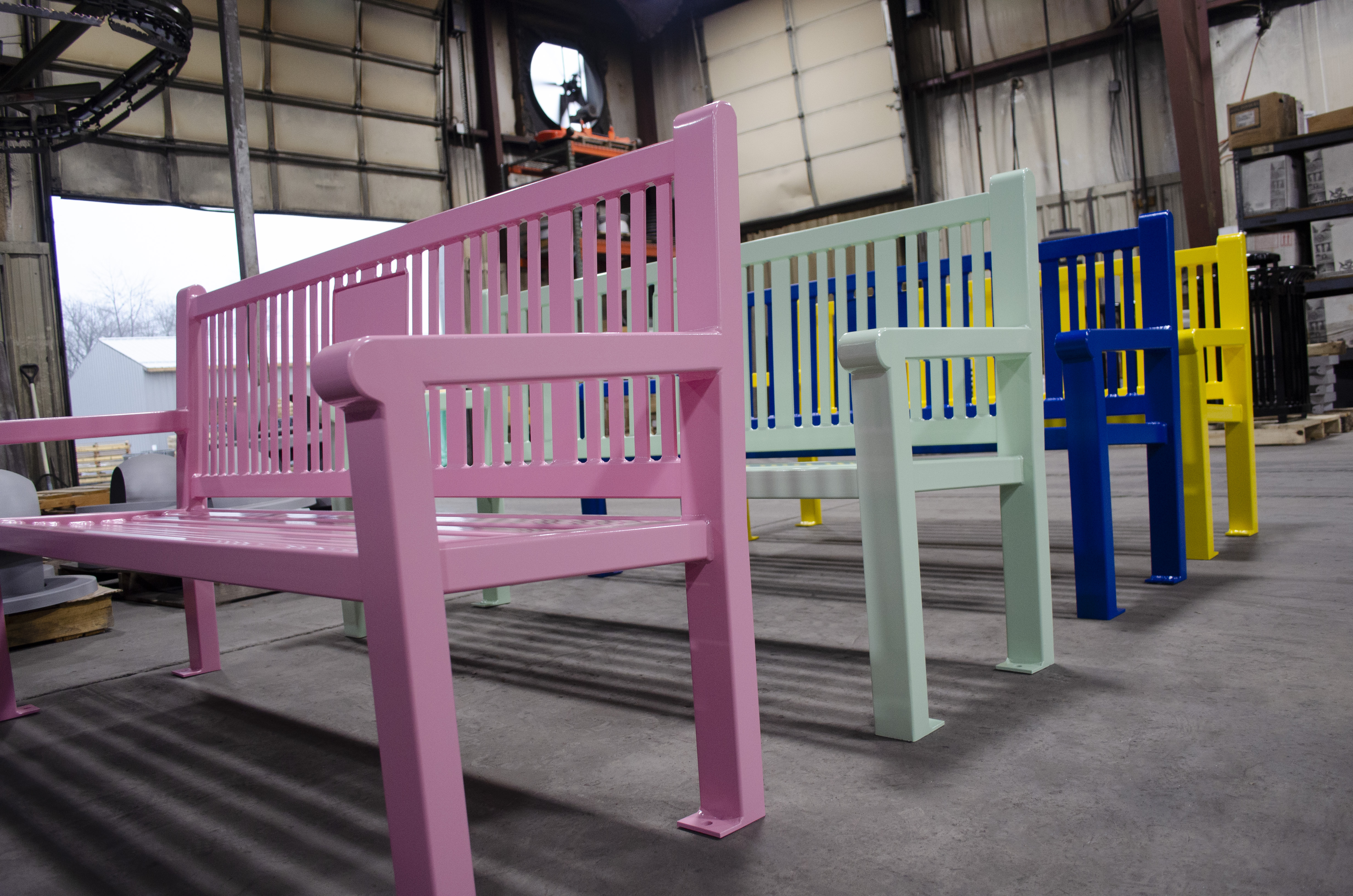 Site Furnishings With Custom Colors Creativity With Colors | Keystone ...