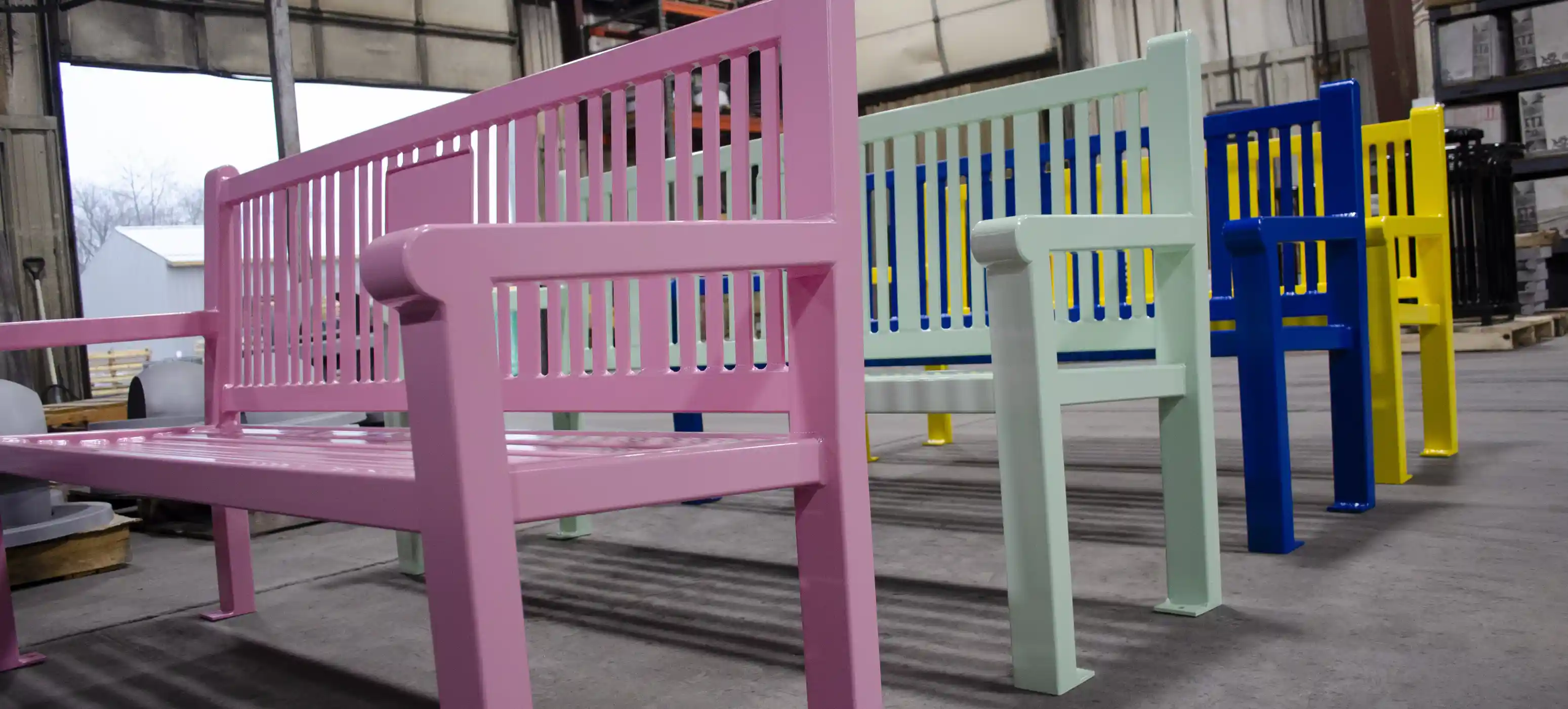 Site Furnishings With Custom Colors Creativity With Colors | Keystone ...