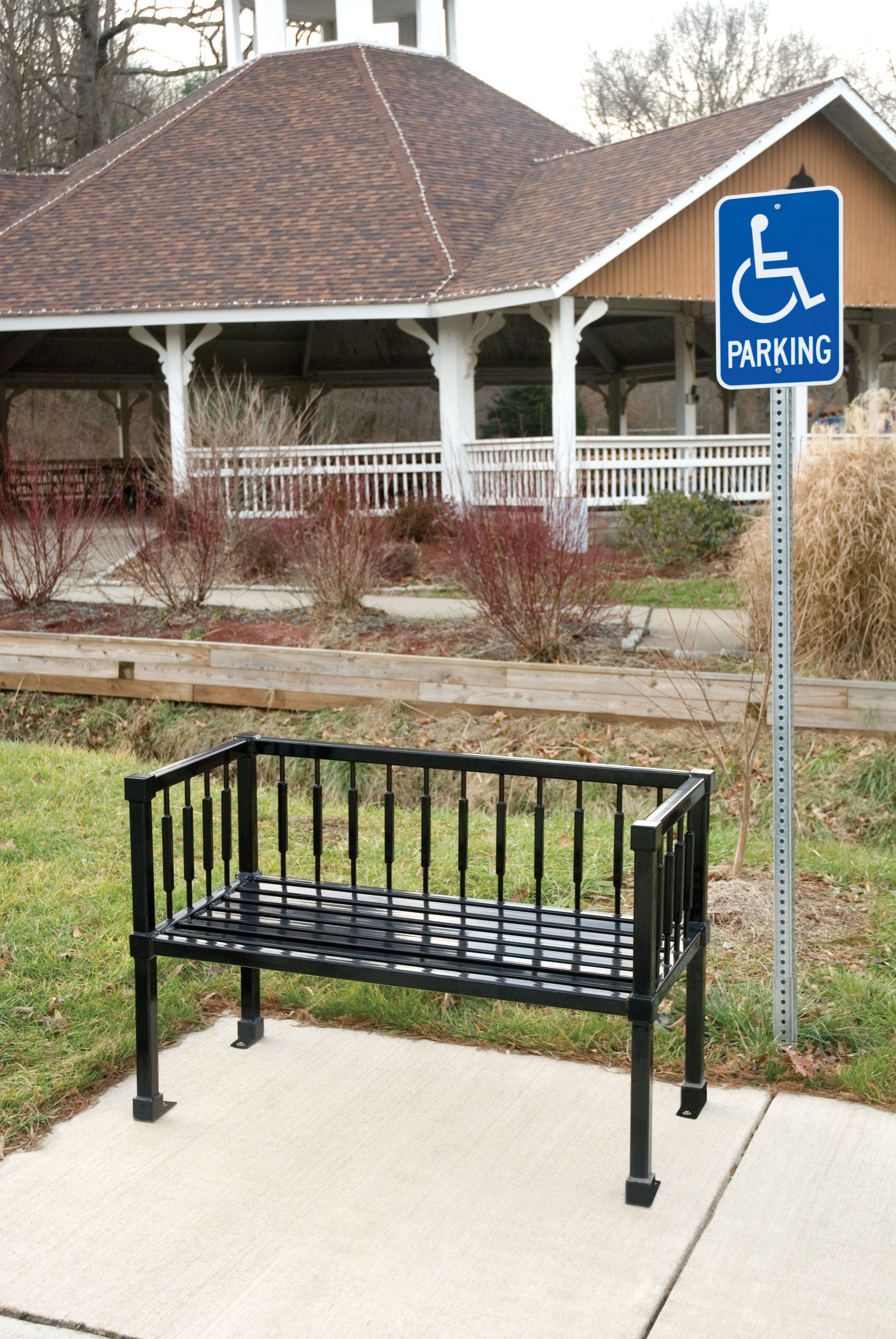 Leesburg Bench With Back | Keystone Ridge Designs