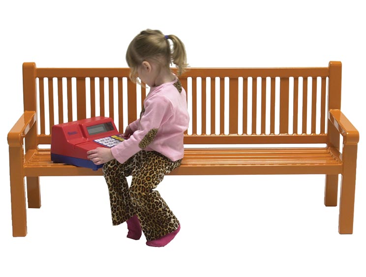 Childrens Reading Bench With Back | Keystone Ridge Designs